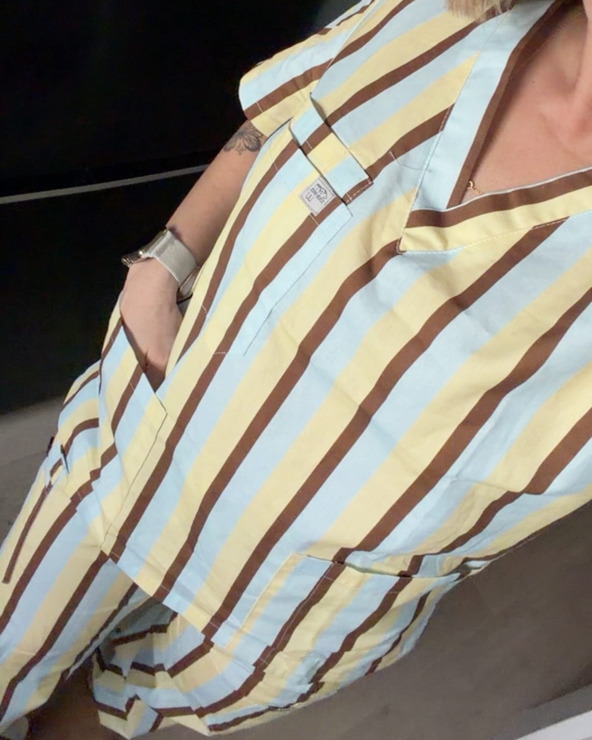 Butter Tide Scrub Top