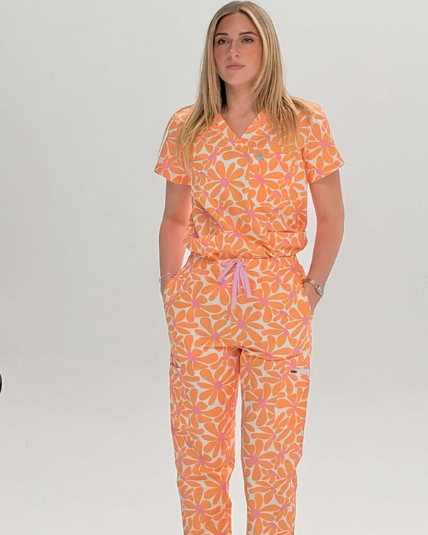 *PRE-ORDER SHIPMENT DELAYED - EARLY NOV ETA* Sherbet Pop Scrub Pant