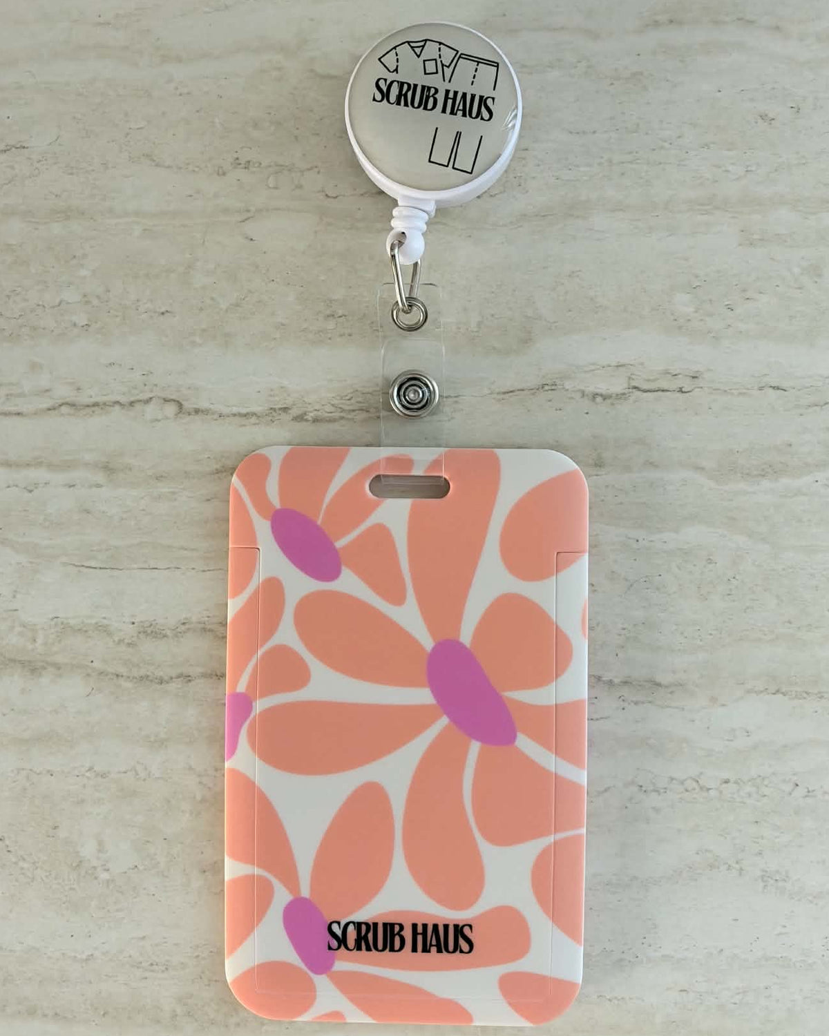 Sherbet Pop Portrait ID Card Holder & Reel