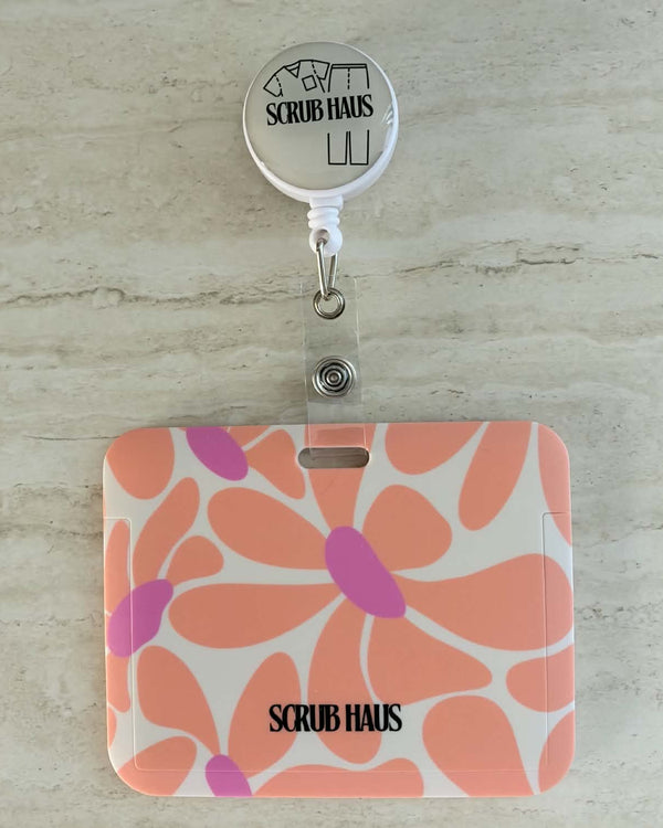 Sherbet Pop Horizontal ID Card Holder & Reel