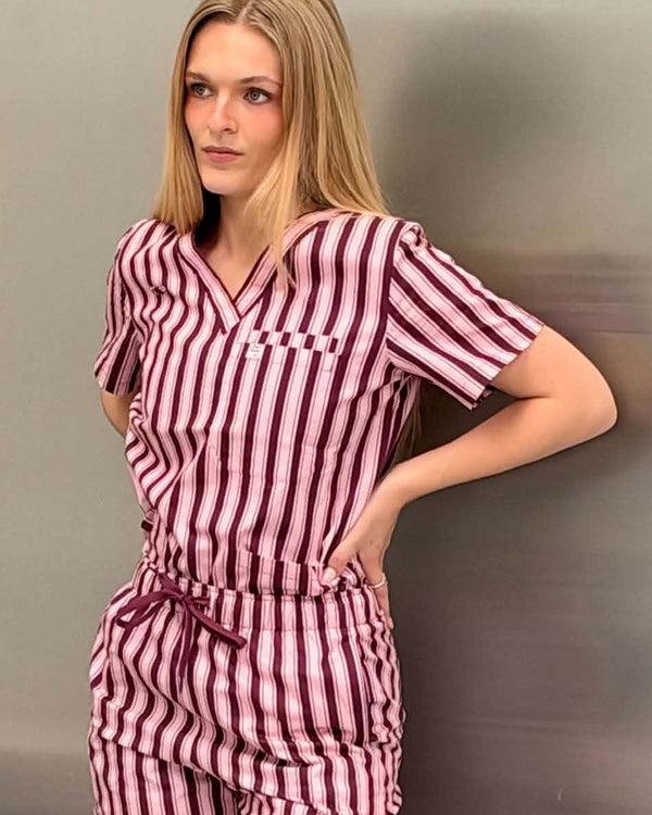 Berry Blush Scrub Top