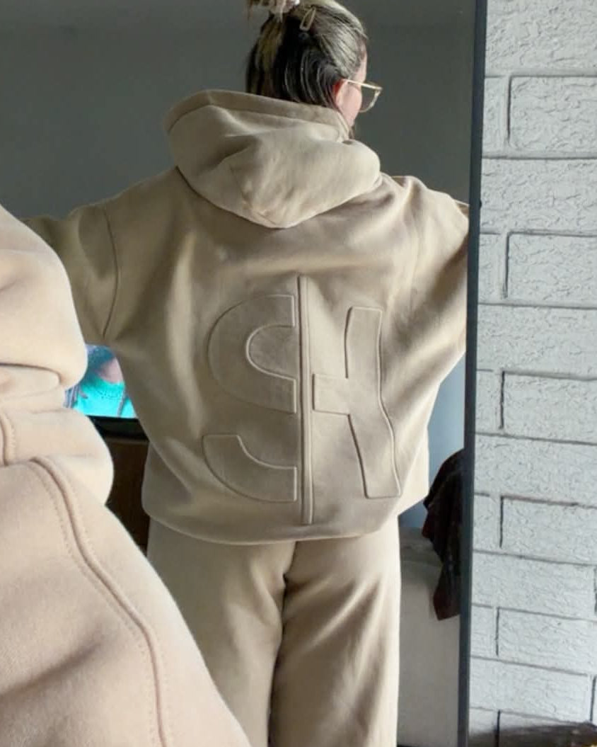 ** Coming Soon ** SH Oversized Unisex Hoodie — Beige