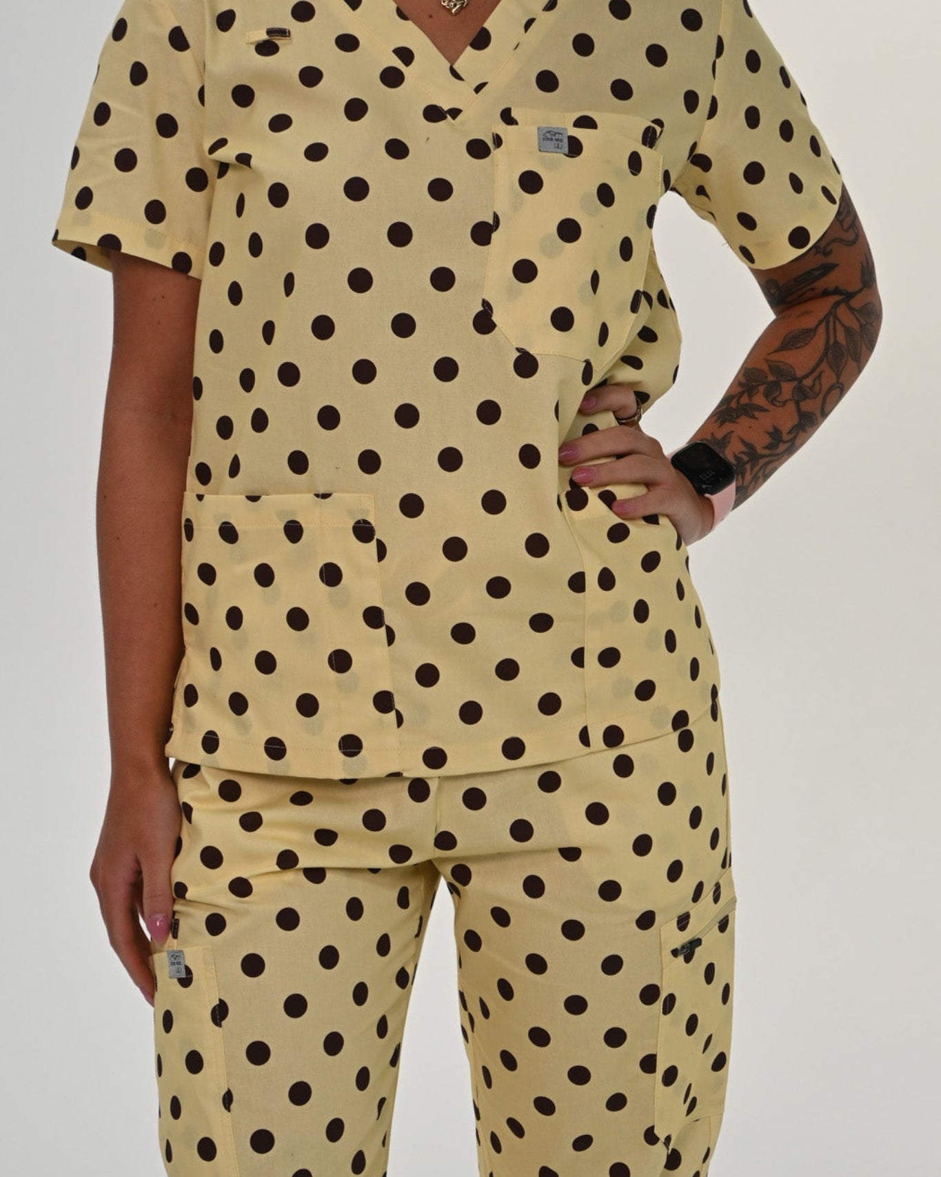 Soft Butter Scrub Top