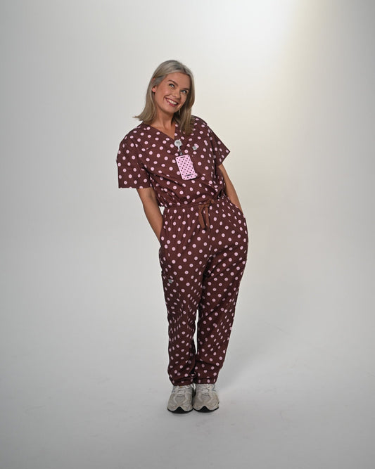 Soft Cacao Scrub Top