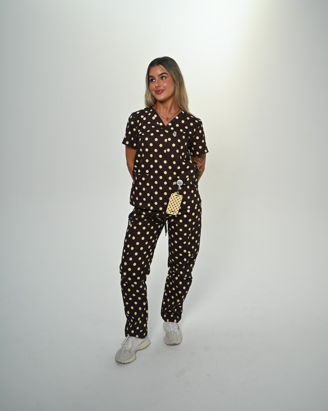 Soft Espresso Butter Scrub Top