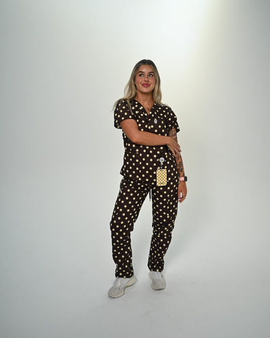 Soft Espresso Butter Scrub Pant