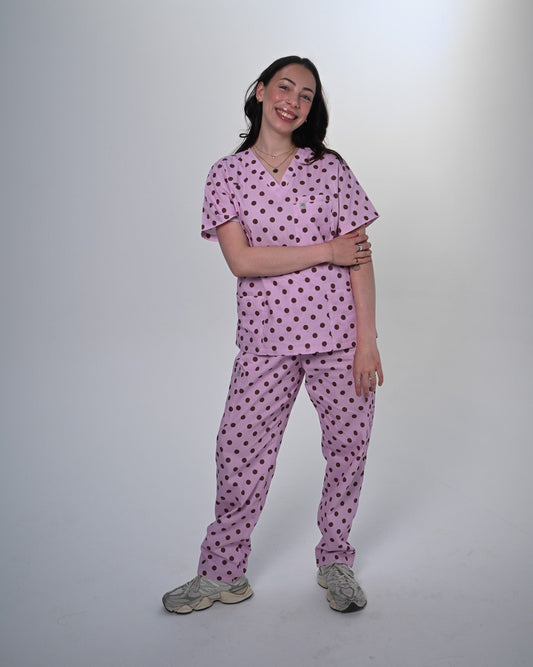 Soft Blush Scrub Pant