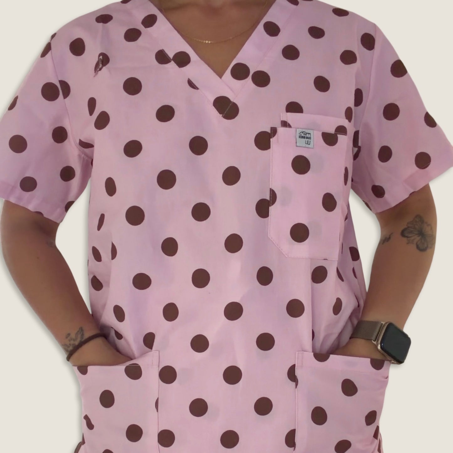 *PRE SALE* Soft Blush Scrub Top