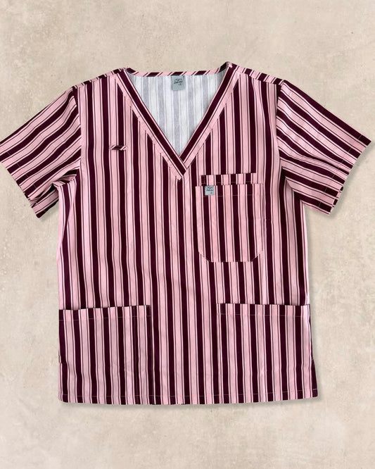 *PRE-ORDER AUG/SEPT ARRIVAL* Berry Blush Scrub Top